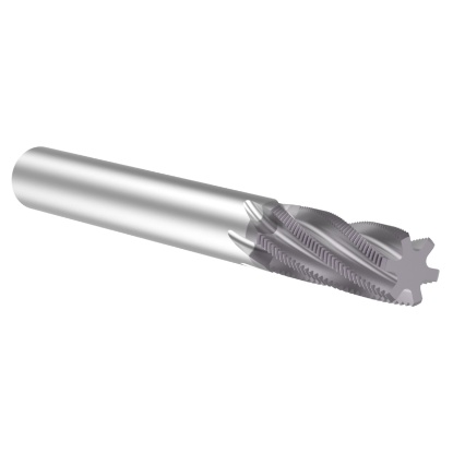 Picture of Thread Mill USA TM50032 Carbide 1/2" x 32.00TPI UN 0.370 Cut Dia Cylindrical 0.3750 3.500 OAL TIALN